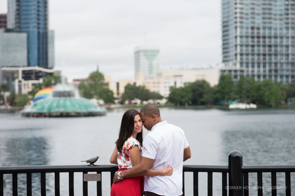 Vanessa & Tai’s Lake Eola Engagement