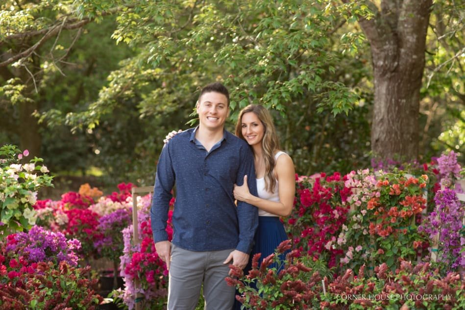 Flower Garden Engagement