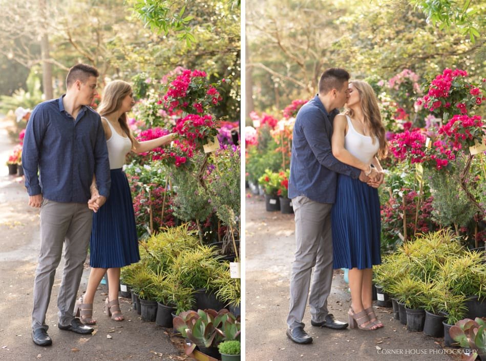 Flower Garden Engagement