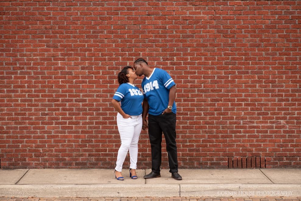 Fraternity Sorority Inspired Engagement