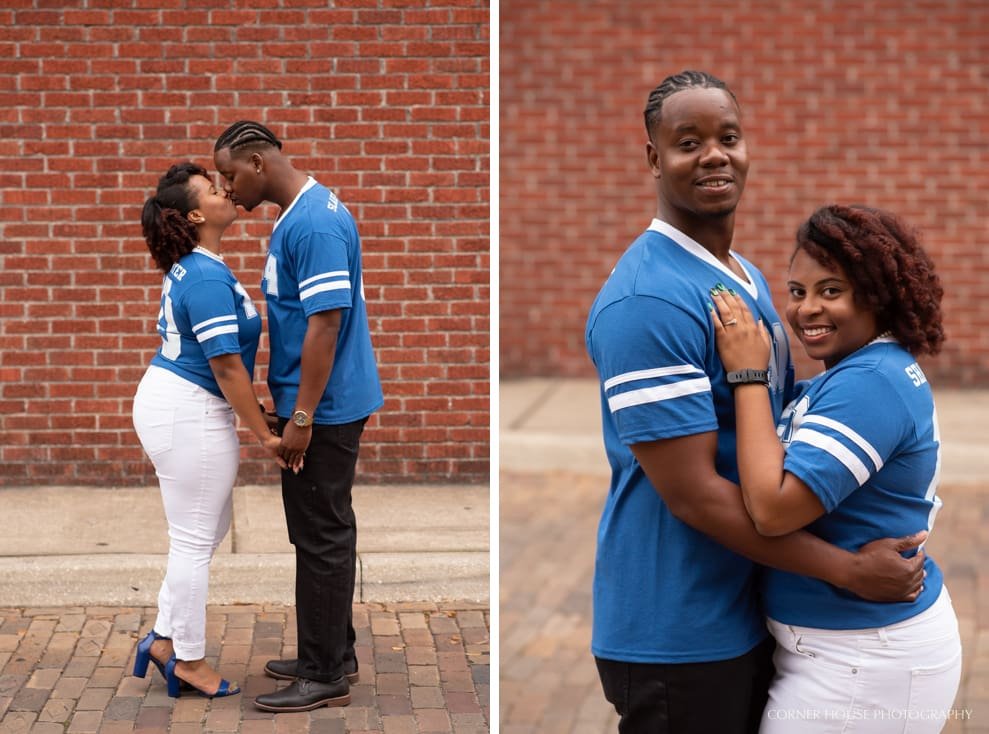 Fraternity Sorority Inspired Engagement