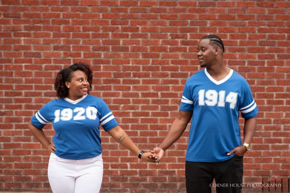 Fraternity Sorority Inspired Engagement