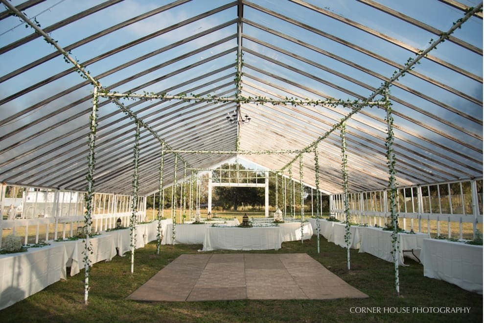 Greenhouse at Dade City Farms Wedding