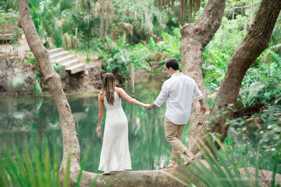 Kristie & Nick’s Adventurous Green Springs Park Engagement