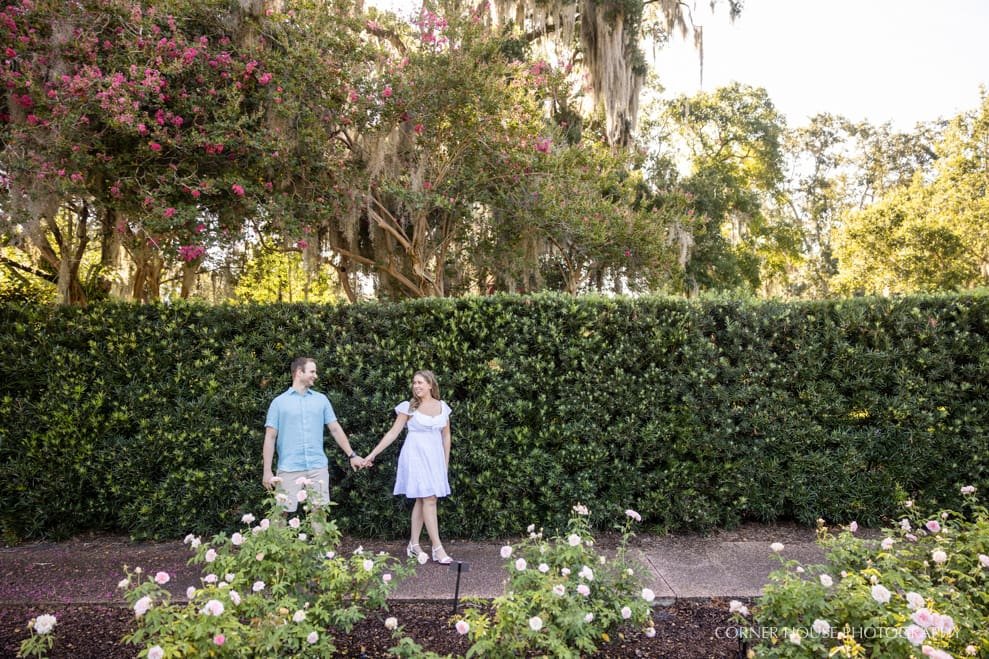Emily & Eric’s Harry P Leu Gardens Engagement