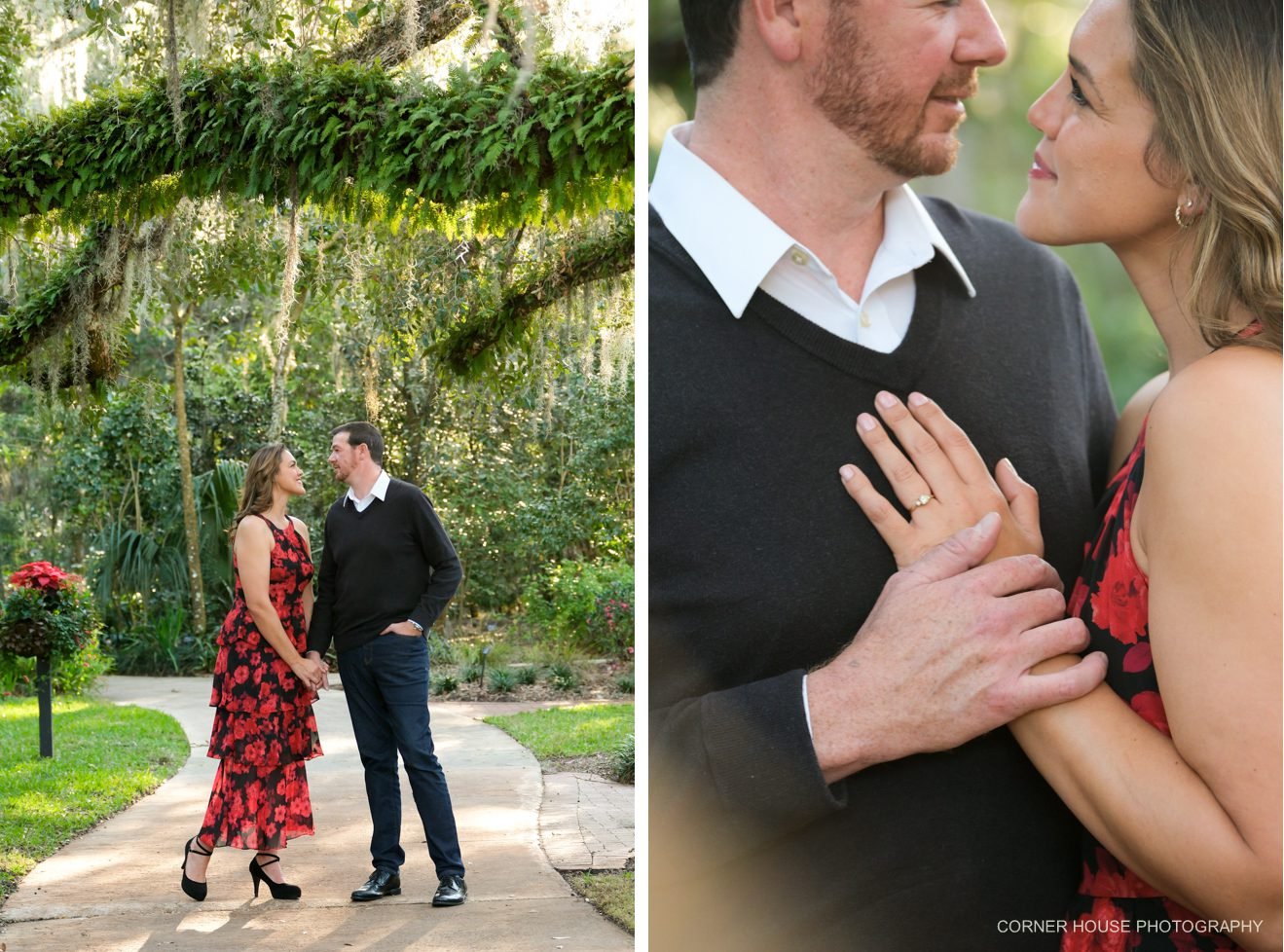 Harry P Leu Gardens Engagement
