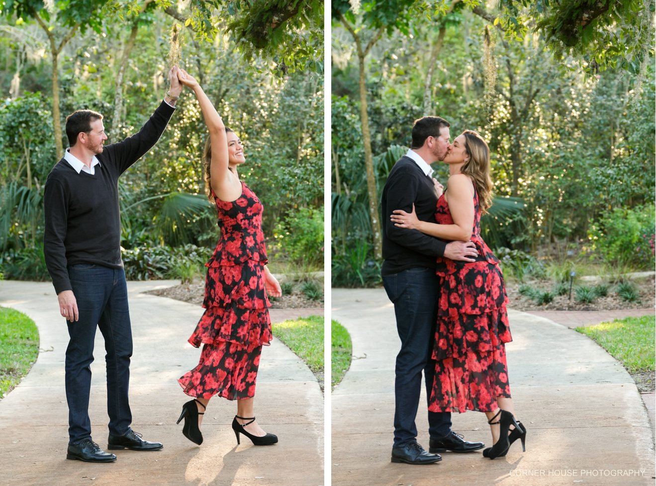 Harry P Leu Gardens Engagement