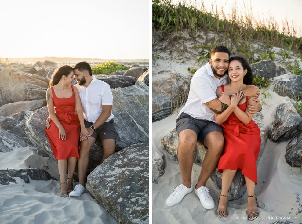  Jetty Park Engagement Session