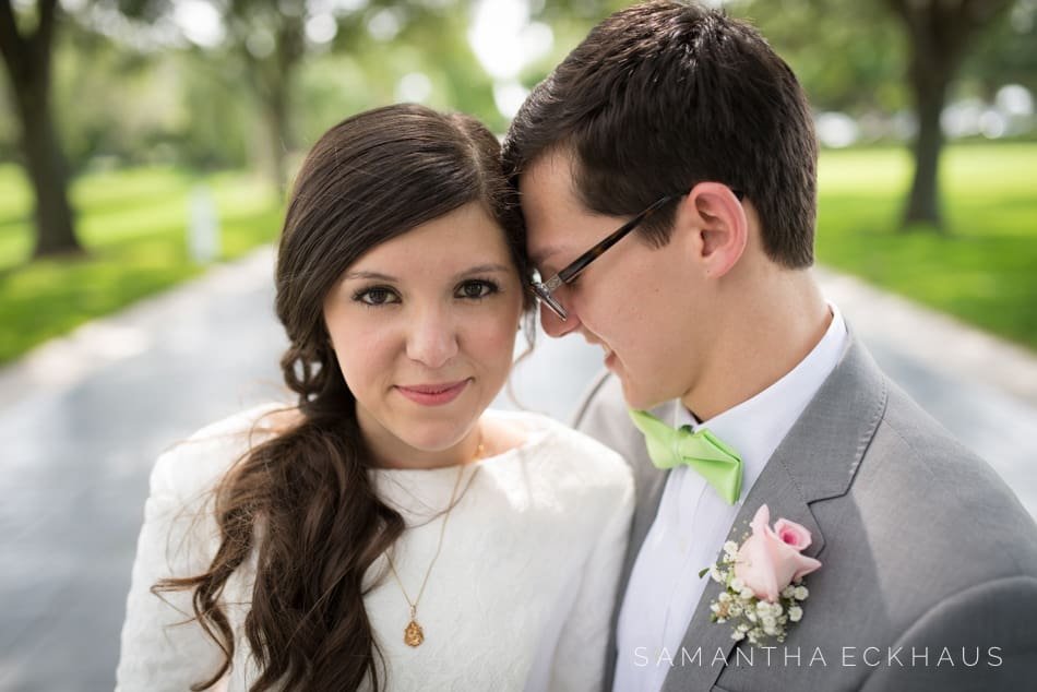 Lina & Caleb’s LDS Orlando Florida Temple Wedding