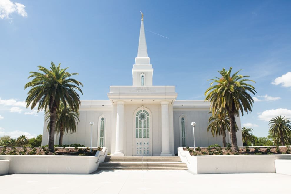 LDS Orlando Florida Temple Wedding