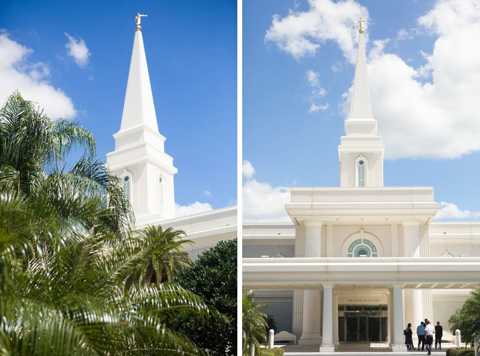 LDS Orlando Florida Temple Wedding
