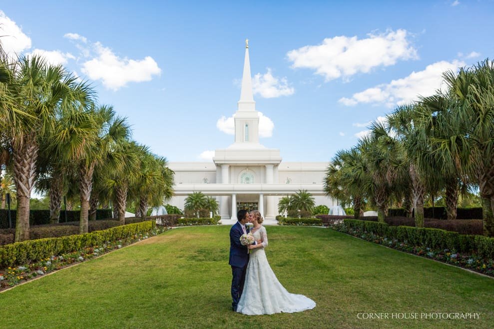 LDS Orlando Florida Temple Wedding