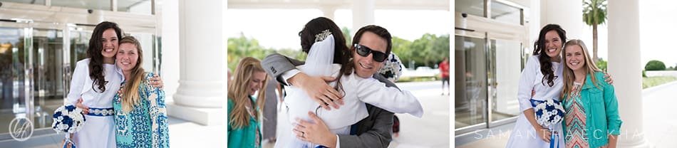 LDS Orlando Temple Sealing Wedding