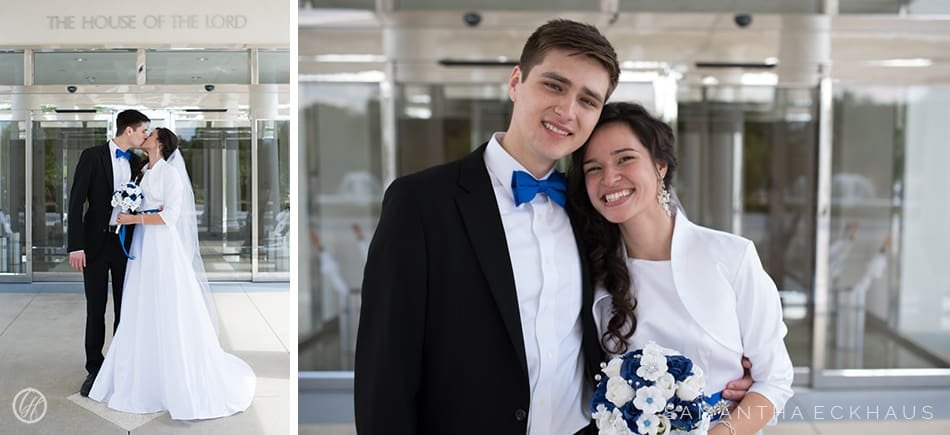 LDS Orlando Temple Sealing Wedding