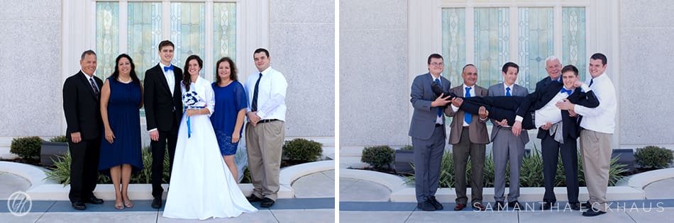 LDS Orlando Temple Sealing Wedding