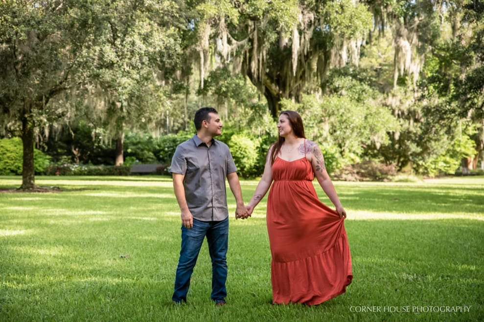 Kaylene & Alejandro’s Engagement at Leu Gardens