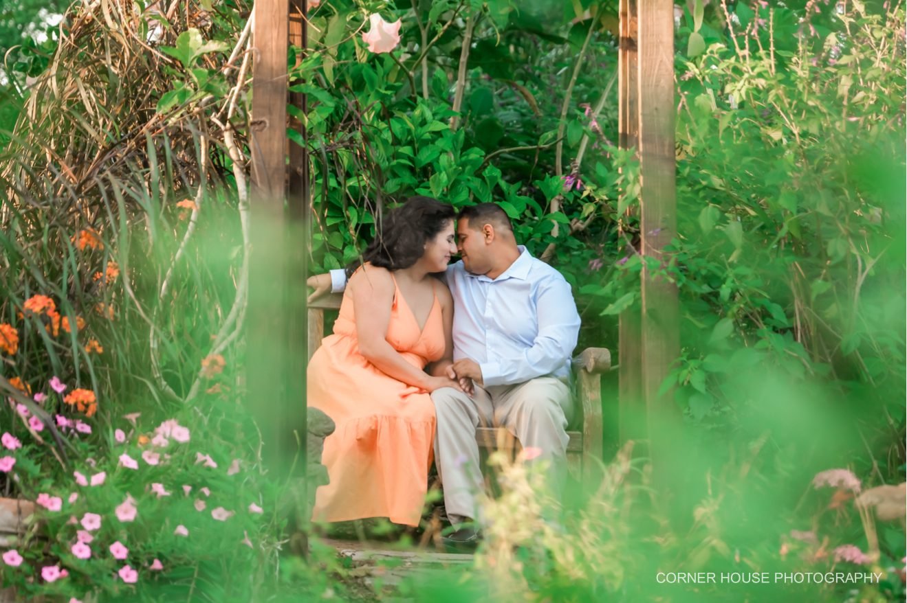 Germaine & Christopher’s Mead Botanical Garden Engagement