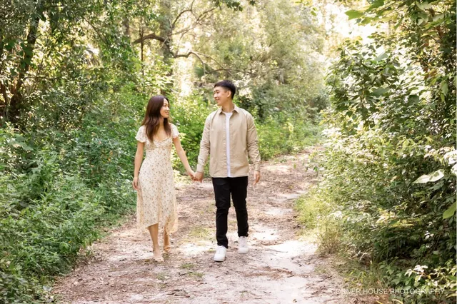 Lulu & Jehee’s Mead Botanical Garden Engagement