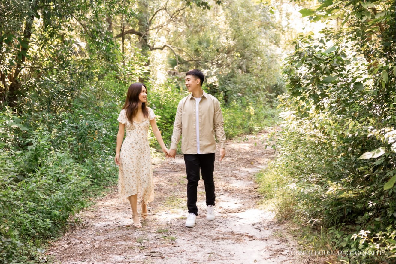 Lulu & Jehee’s Mead Botanical Garden Engagement