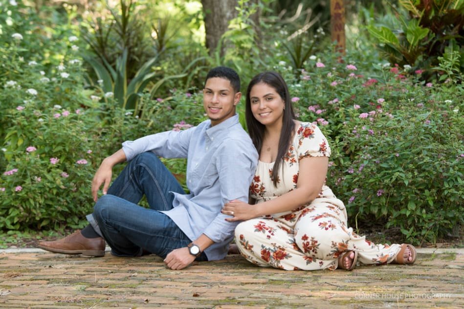 Reysha & Christopher’s Mead Botanical Garden Engagement