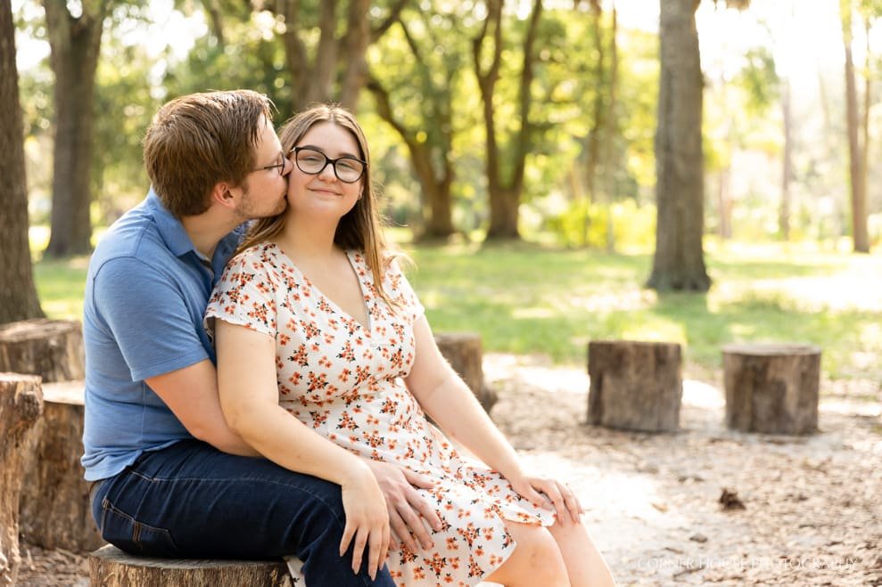 Kayli & Connor’s Mead Botanical Garden Engagement