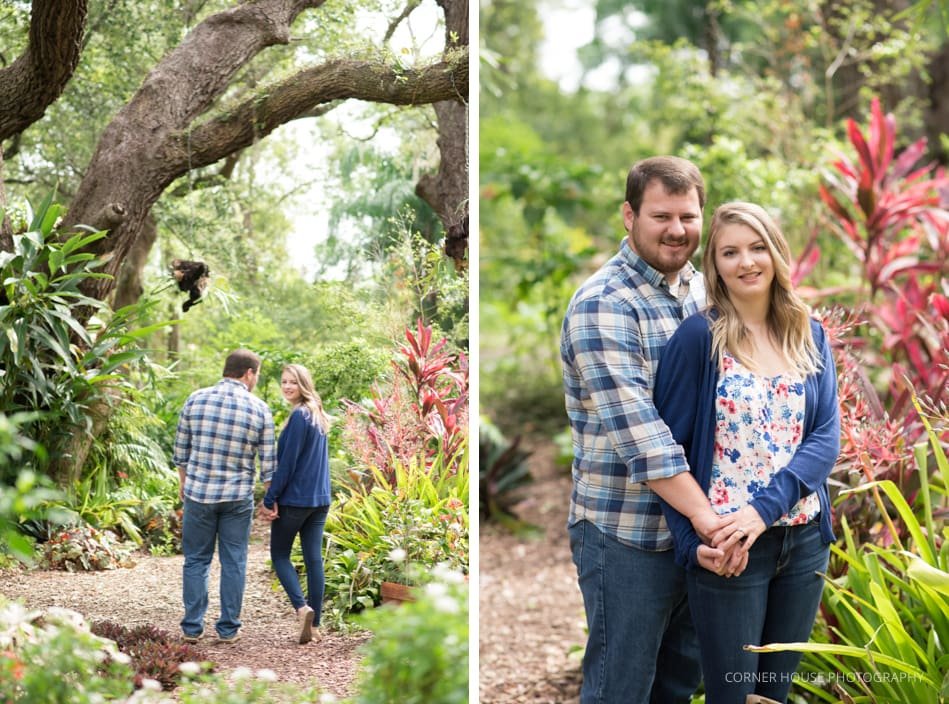 Payton & Thomas’ Botanical Garden Engagement