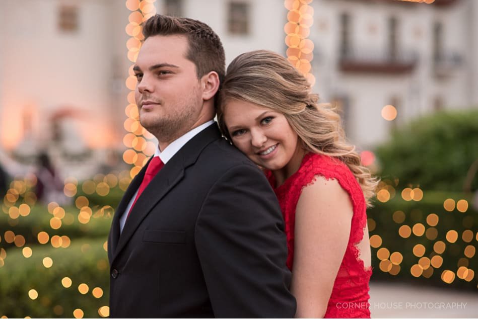 Morgan & Tyler’s St. Augustine Night of Lights Engagement