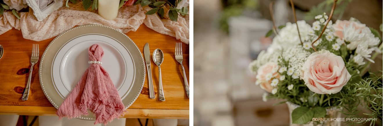 old and new house of roses wedding