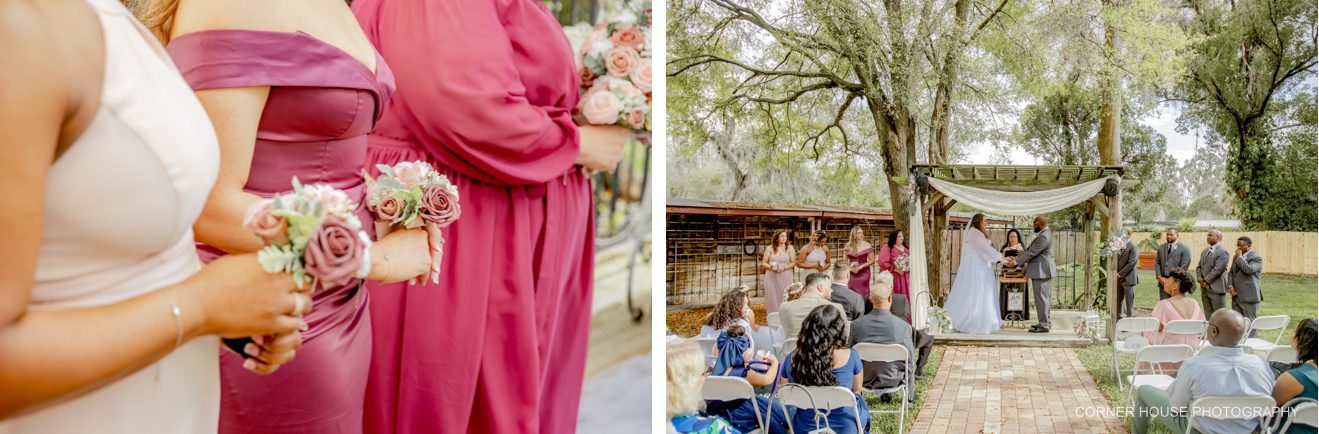 old and new house of roses wedding