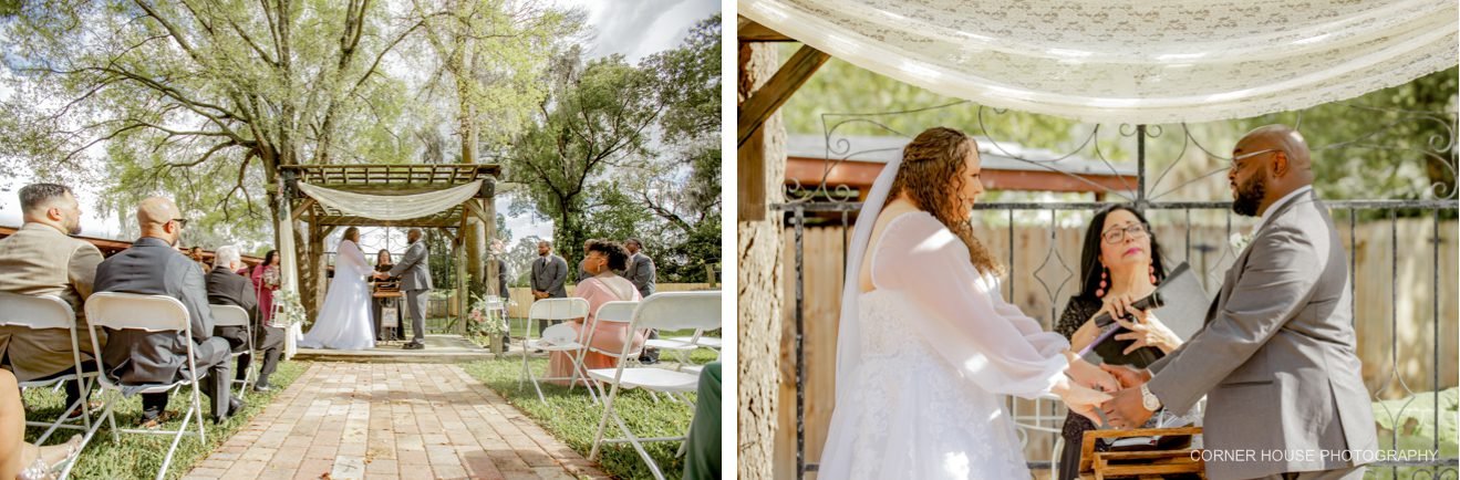 old and new house of roses wedding
