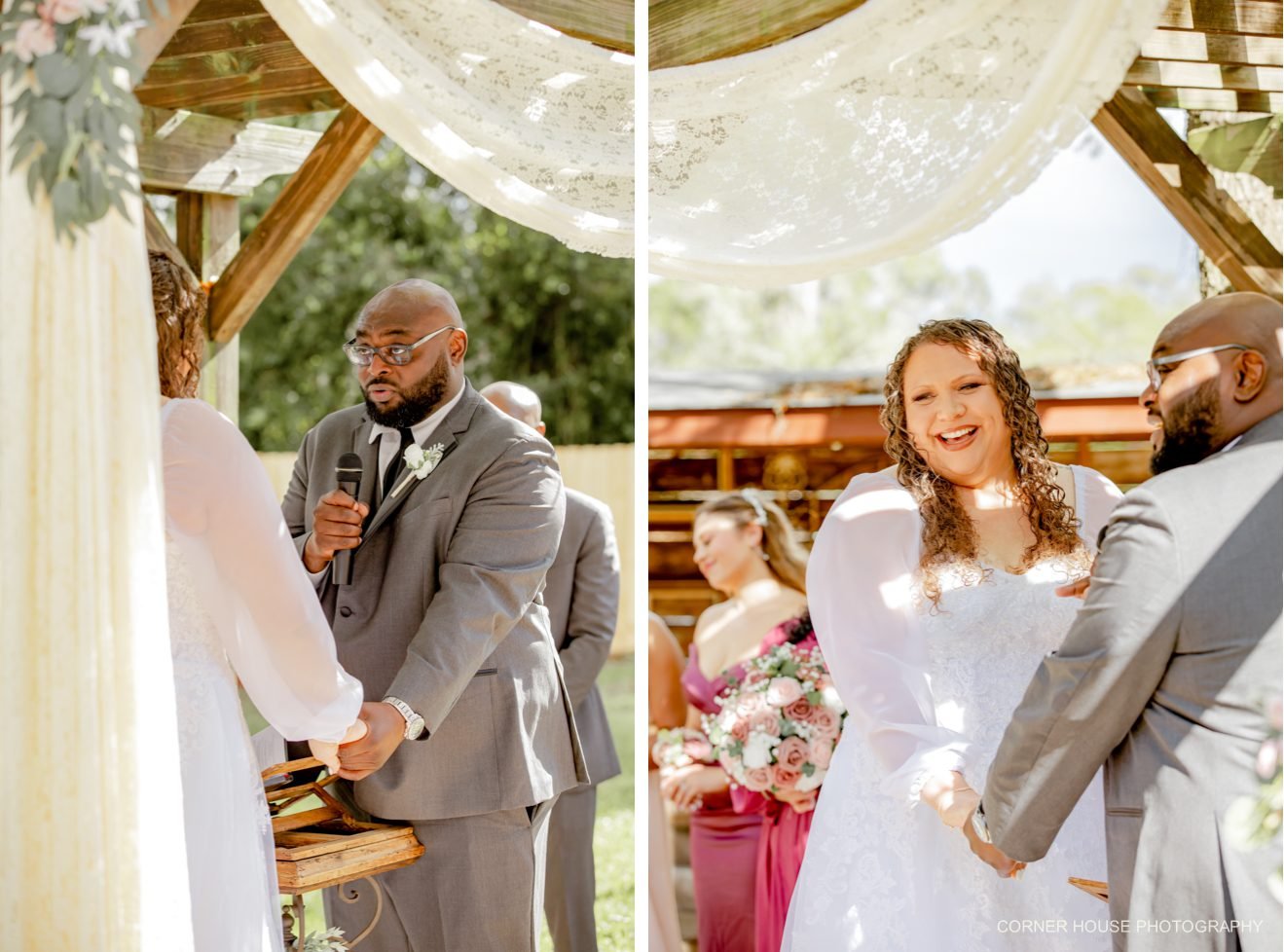 old and new house of roses wedding