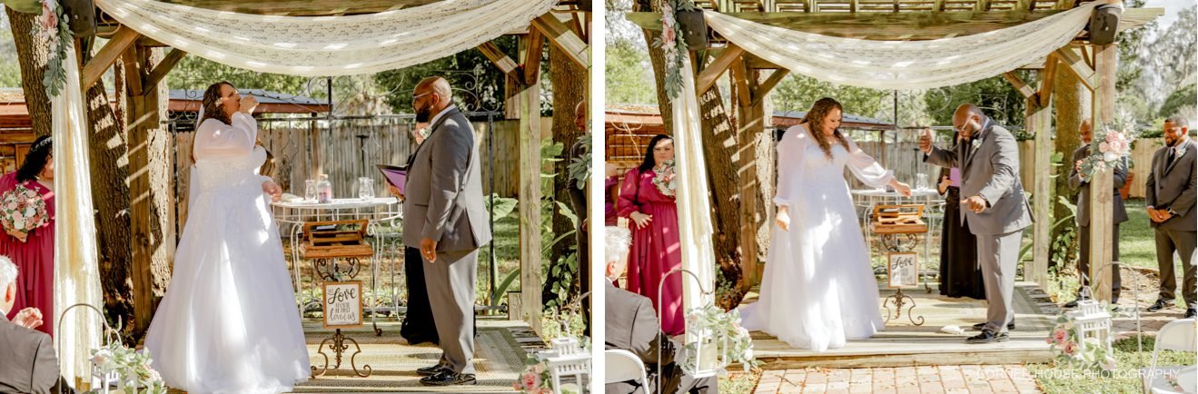 old and new house of roses wedding