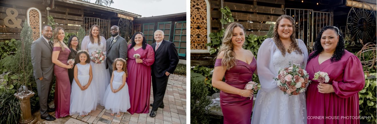 old and new house of roses wedding
