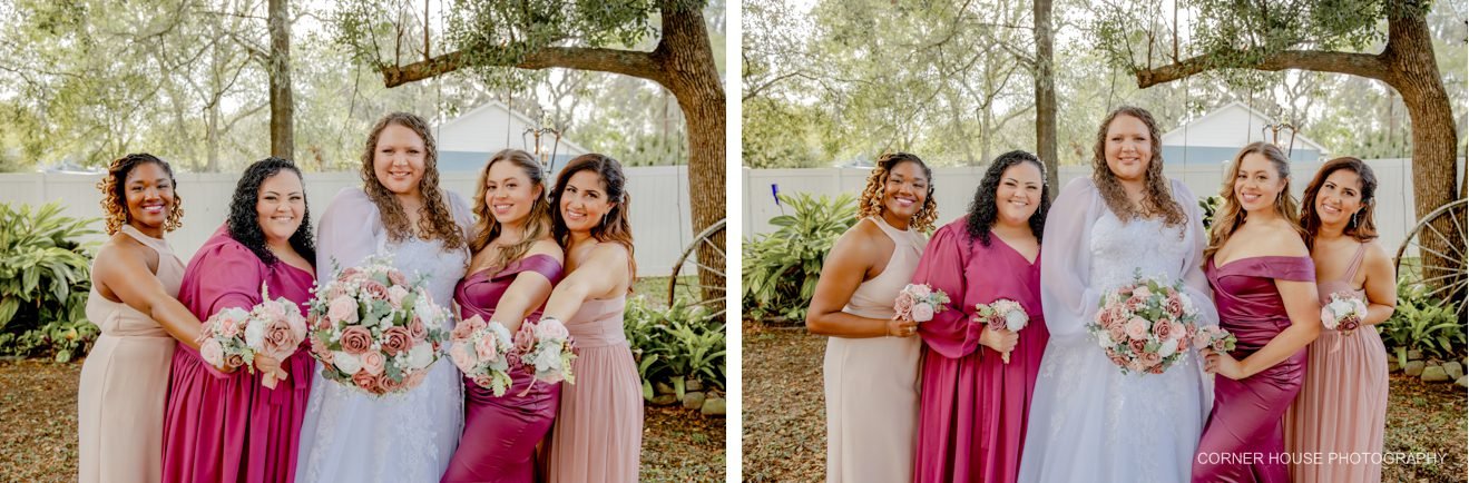 old and new house of roses wedding