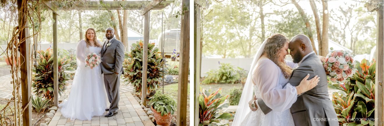 old and new house of roses wedding