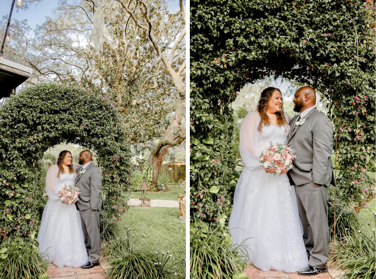 old and new house of roses wedding