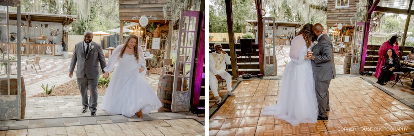 old and new house of roses wedding