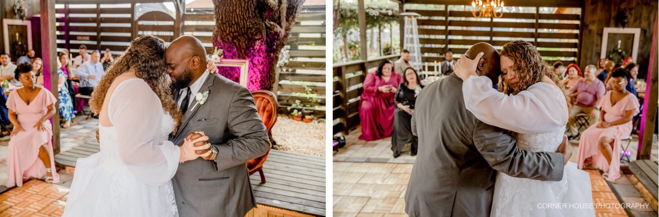 old and new house of roses wedding