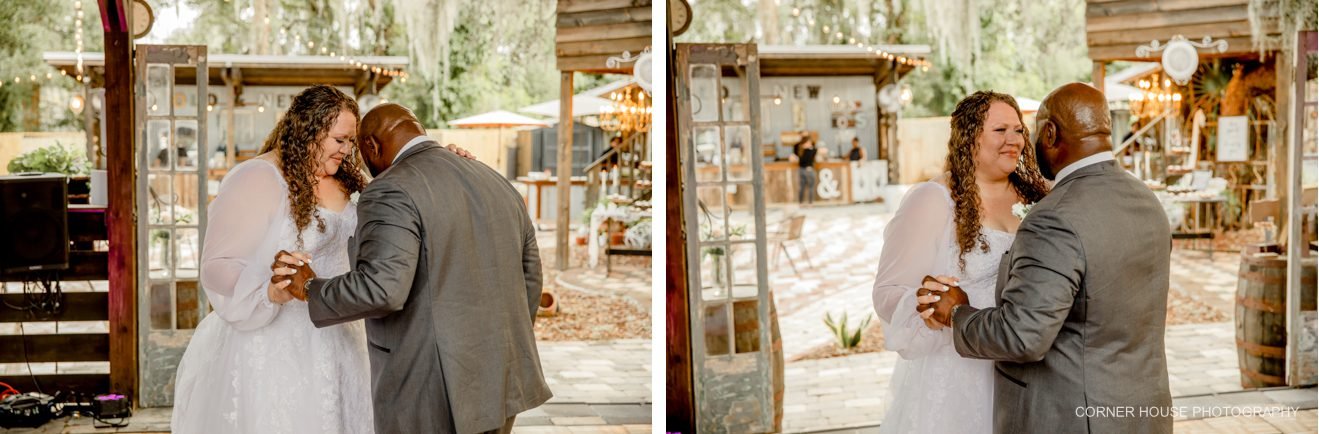 old and new house of roses wedding