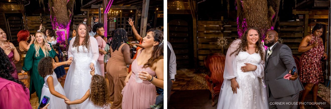 old and new house of roses wedding