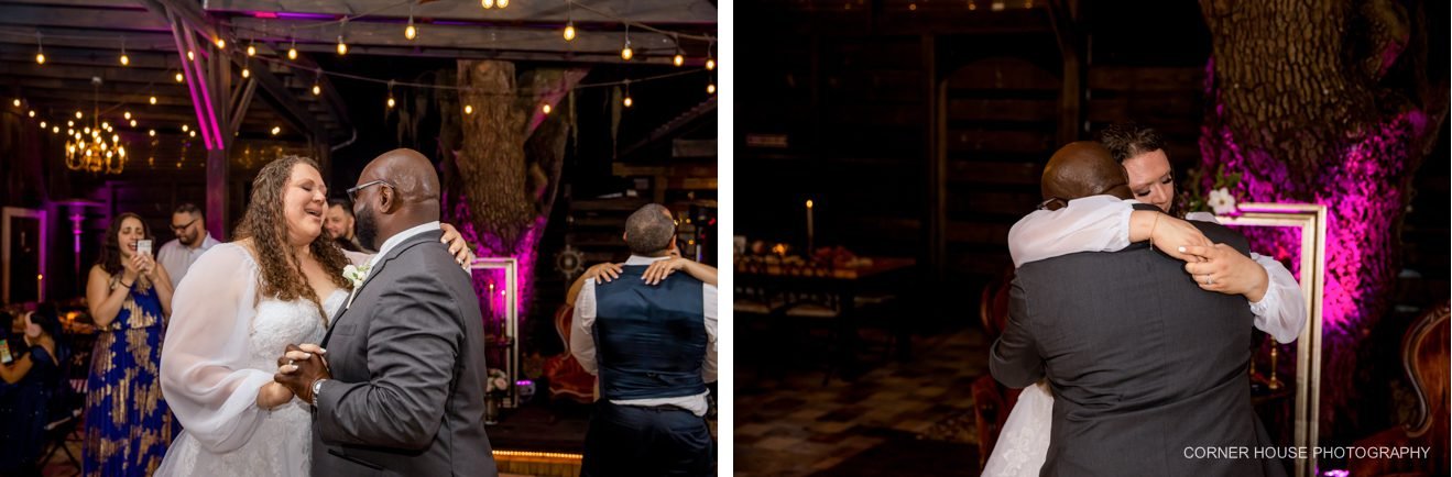 old and new house of roses wedding