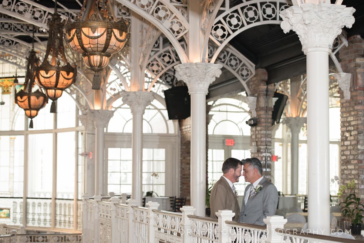 Scott & Raul’s Gold and White Orchid Garden Wedding