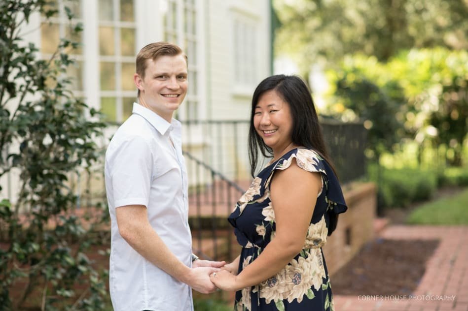Nicole & Phillip’s Navy & Green Engagement