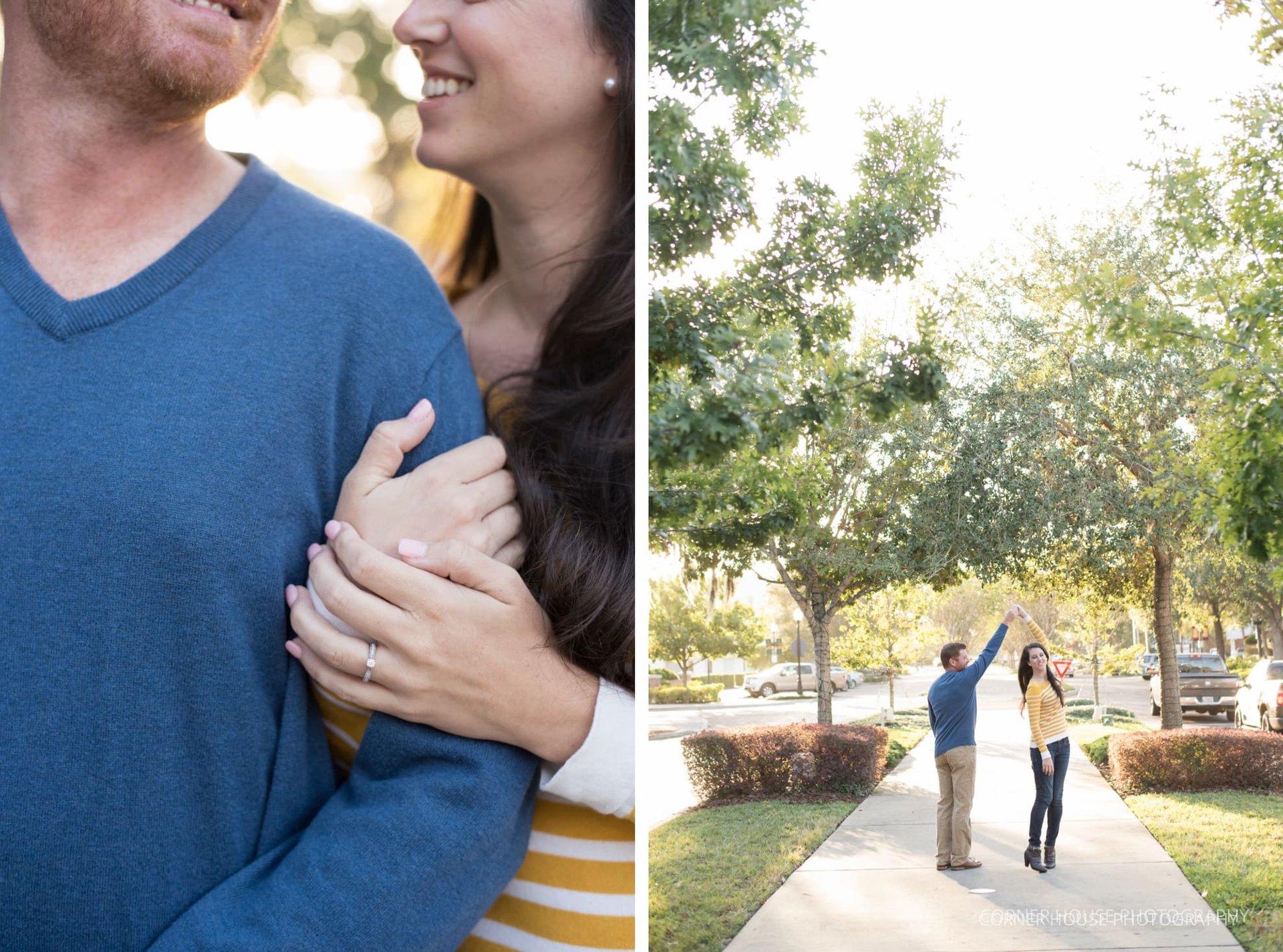 Downtown Winter Garden Engagement 