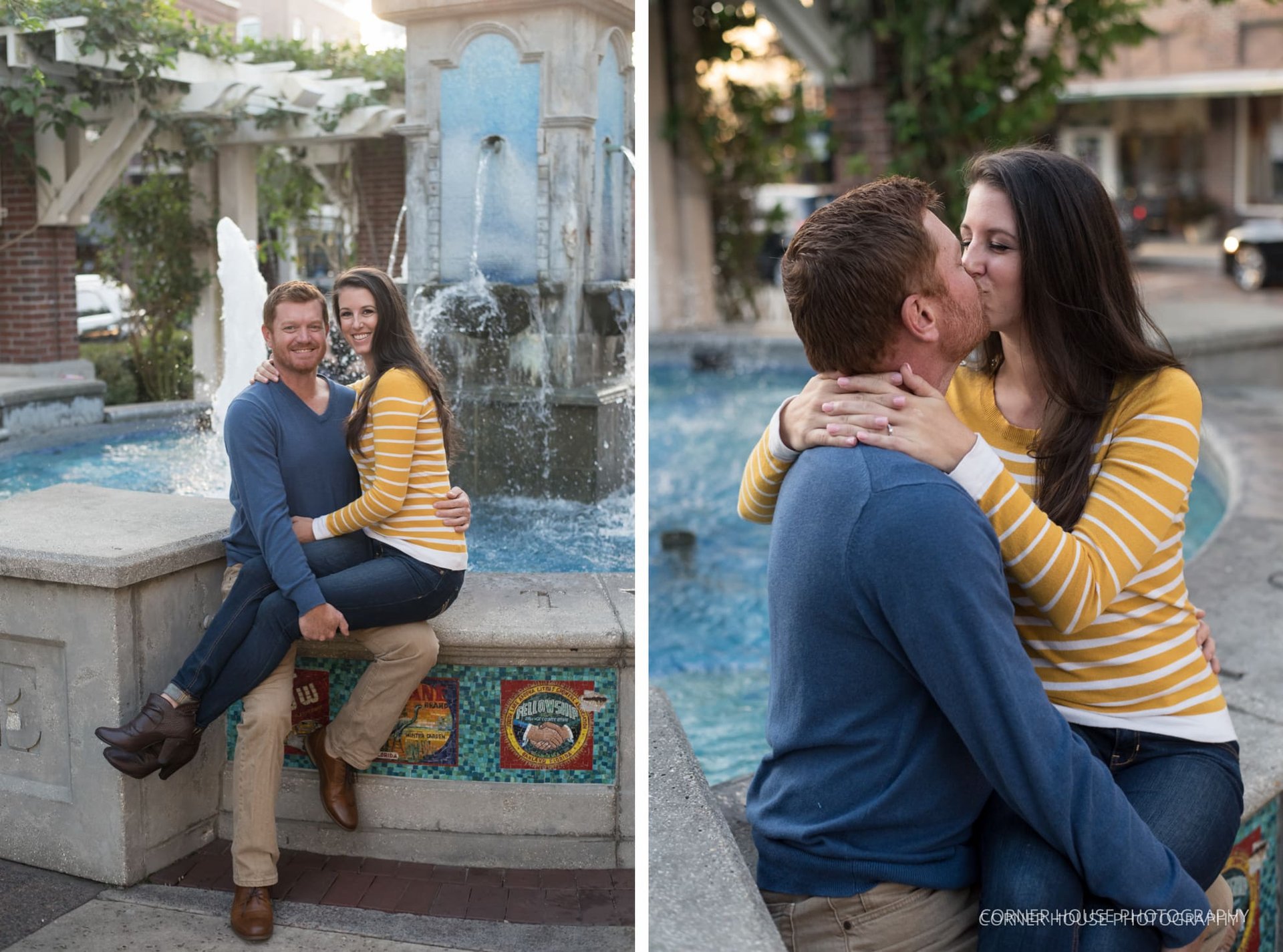 Downtown Winter Garden Engagement Downtown Winter Garden Engagement