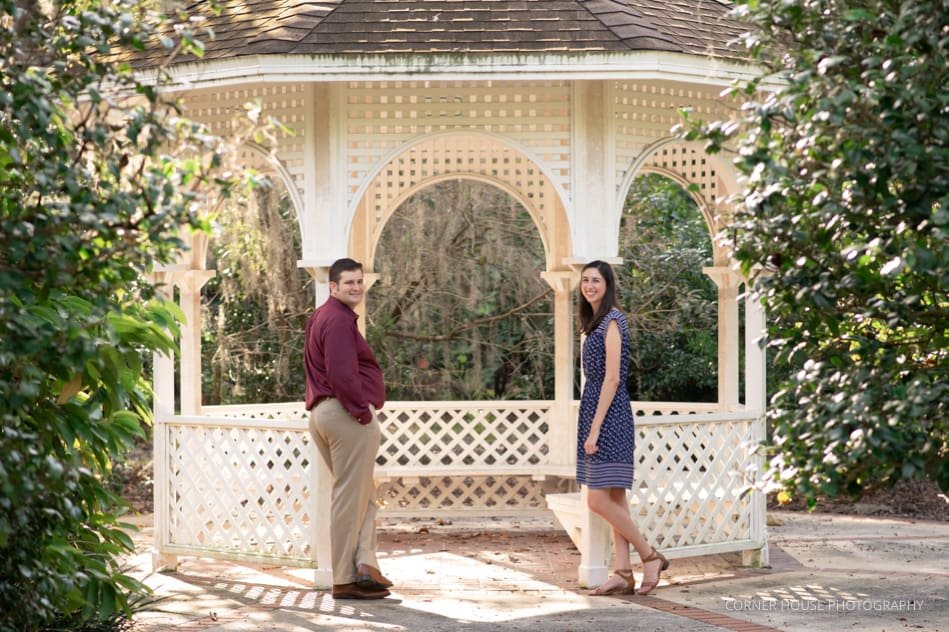Nicole & Charles’ Navy & Maroon Engagement