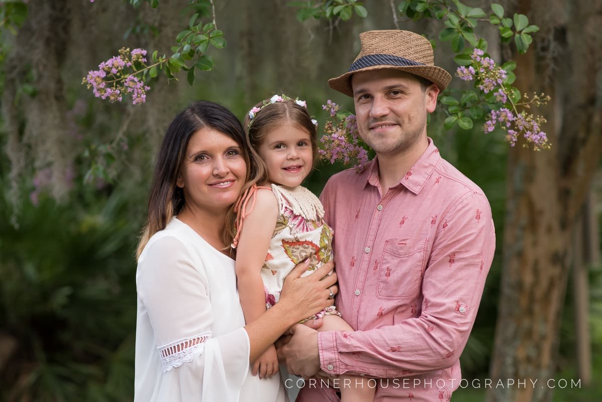 Catching Butterflies and Fishing Family Session