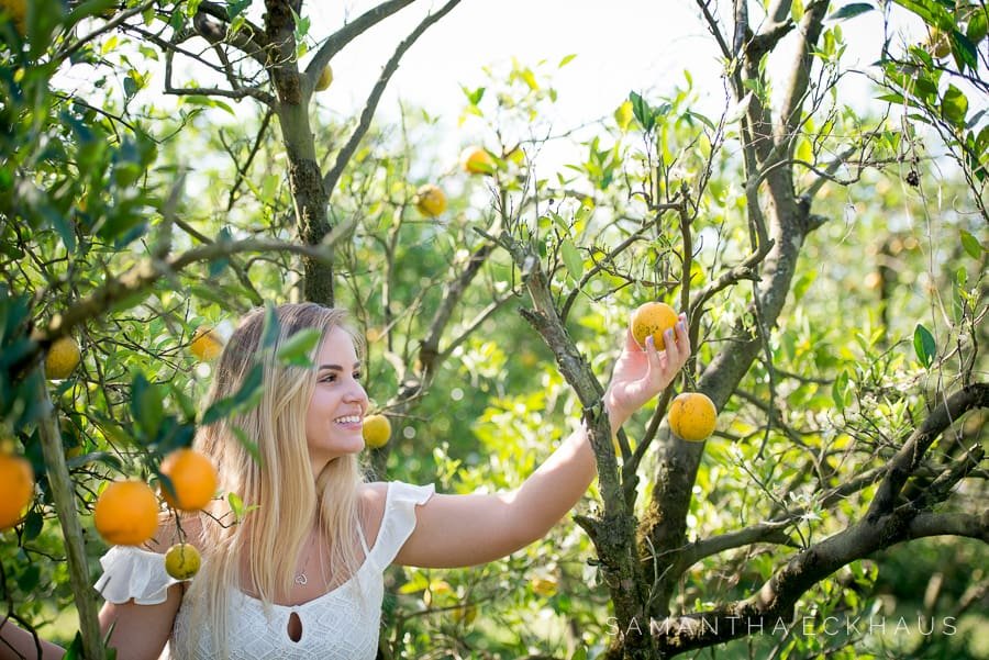 Orange Grove Senior Portraits with Halle