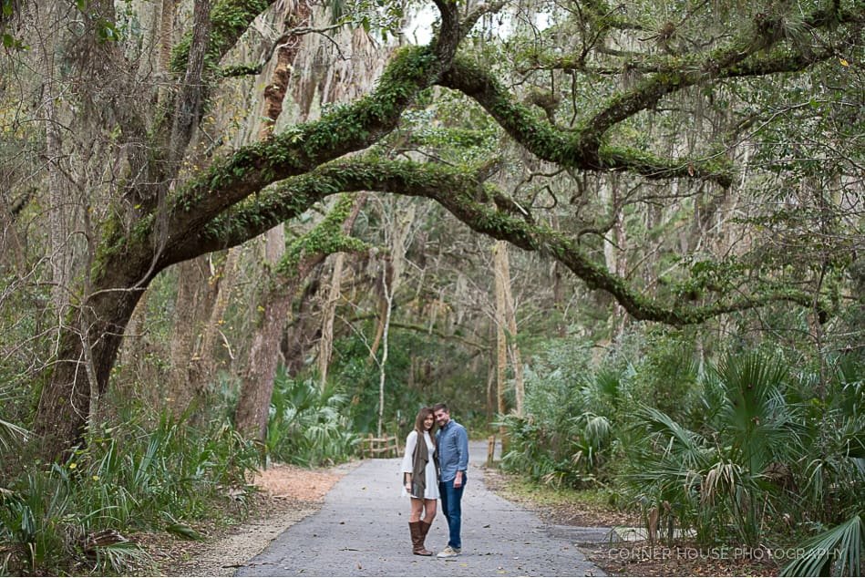 Rachel & Nick’s Winter Woodsy Engagement