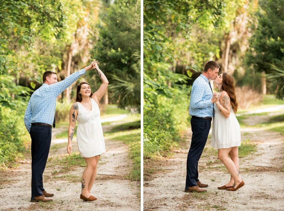Lindsey & Jon’s Mead Botanical Garden Engagement